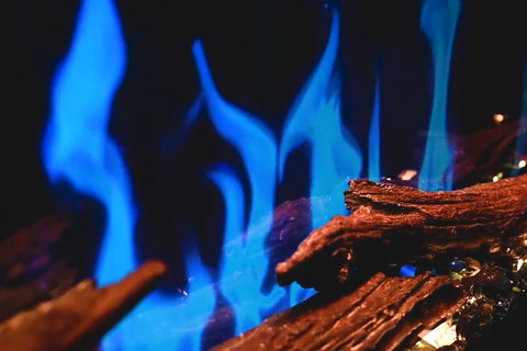 Image of Modern Flames Allwood Fireplace Media Wall Gray - Orion Slim Heliovision 60 Electric Fireplace - AFWS-DW | OR60-SLIM
