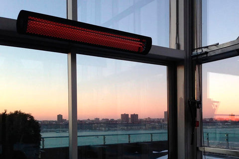 Image of Bromic Tungsten Smart-Heat 4000 Watt Outdoor Electric Patio Heater Black | Tungsten 44 in Electric Radiant Heater | BH0420032