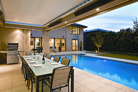 Image of Dimplex DLW 2400W Outdoor Indoor Electric Heater | DLW Radiant Electric Heater | DLW2400B24