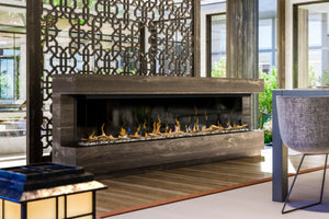 Dimplex Ignite XL Bold 100-In Smart Built-In Linear Electric Fireplace - 3-Sided Multi-Sided Electric Fireplace - XLF10017-XD