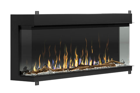 Image of Dimplex Ignite XL Bold 60-In Smart Built-In Linear Electric Fireplace - 3-Sided Multi-Sided Electric Fireplace - XLF6017-XD