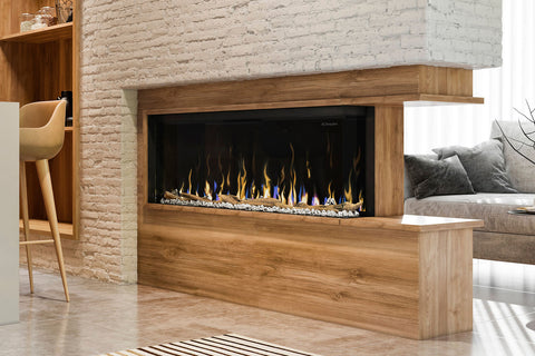 Image of Dimplex Ignite XL Bold 50-In Smart Built-In Linear Electric Fireplace - 3-Sided Multi-Sided Electric Fireplace - XLF5017-XD