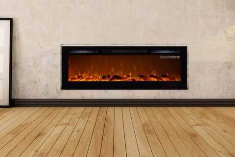 Image of Touchstone Sideline 72 inch Built-in Electric Fireplace - Heater - 80015 - Electric Fireplaces Depot