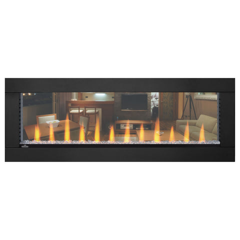 Image of Napoleon Clearion Elite 60 inch See Through Built in Electric Fireplace | SeeThru Insert | Heater | NEFBD60HE | Electric Fireplaces Depot