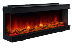 Dynasty Melody 64'' Multi-Side View Built-In Smart Electric Fireplace - BTS Series