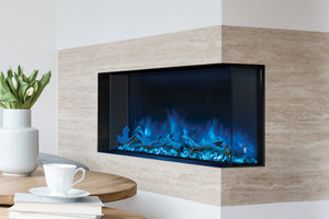 Modern Flames Landscape Pro Multi 44-inch 3 Sided and 2 Sided Built In Wall Mount Linear Electric Fireplace | LPM-4416 | Electric Fireplaces Depot