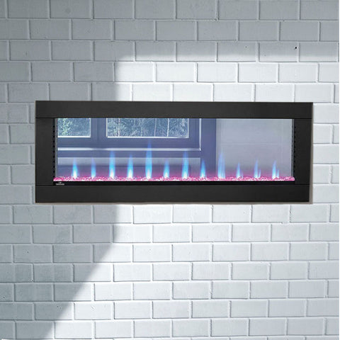 Image of Napoleon Clearion Elite 60 inch See Through Built in Electric Fireplace | SeeThru Insert | Heater | NEFBD60HE | Electric Fireplaces Depot
