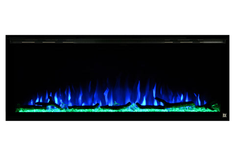 Image of Touchstone Sideline Elite 42 inch Built-In Recessed Flush Mount Electric Fireplace - 80042 - Electric Fireplaces Depot