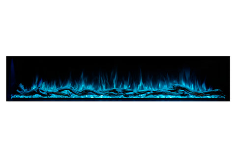 Image of Returned Modern Flames Landscape Pro Multi 96-inch 3-Sided / 2-Sided Built In Electric Fireplace | LPM-9616-OB