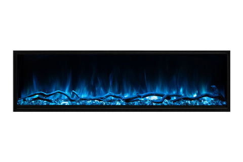 Image of Modern Flames Landscape Pro Slim 80-inch Built In Wall Mount Linear Electric Fireplace | LPS-8014 | Electric Fireplaces Depot