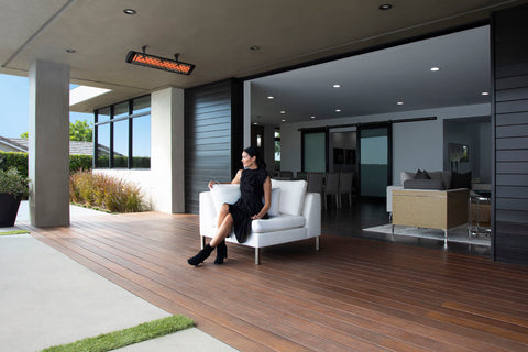 Image of Infratech Motif Traditional Single Element Decorative Fascia Kit in Black Finish | BL4S39 BL4S61
