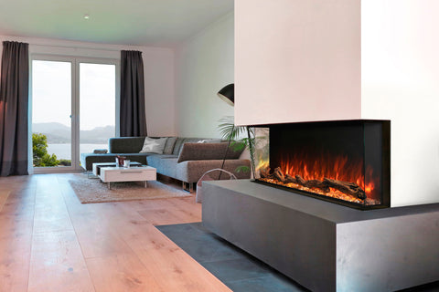 Image of Modern Flames Landscape Pro Multi 44-inch 3 Sided and 2 Sided Built In Wall Mount Linear Electric Fireplace | LPM-4416 | Electric Fireplaces Depot