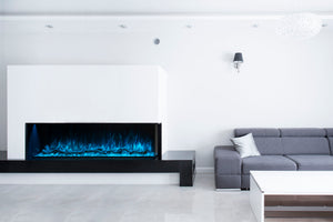 Modern Flames Landscape Pro Multi 68-inch 3 Sided and 2 Sided Built In Wall Mount Linear Electric Fireplace | LPM-6816 | Electric Fireplaces Depot