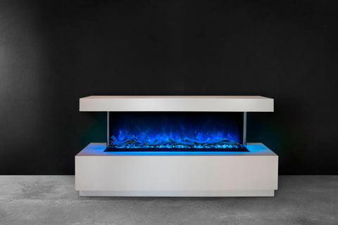 Image of Modern Flames Landscape Pro Multi 68-inch 3 Sided and 2 Sided Built In Wall Mount Linear Electric Fireplace | LPM-6816 | Electric Fireplaces Depot