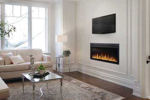Image of Napoleon PurView 50 Inch Wall Mount Built-In Recessed Electric Fireplace | NEFL50HI | Pureview Electric Insert | Electric Fireplaces Depot