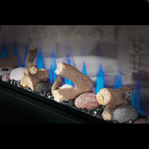 Image of Napoleon Clearion 50 inch See Through Built in Electric Fireplace - Heater - NEFBD50HE - NEFBD50H - Electric Fireplaces Depot
