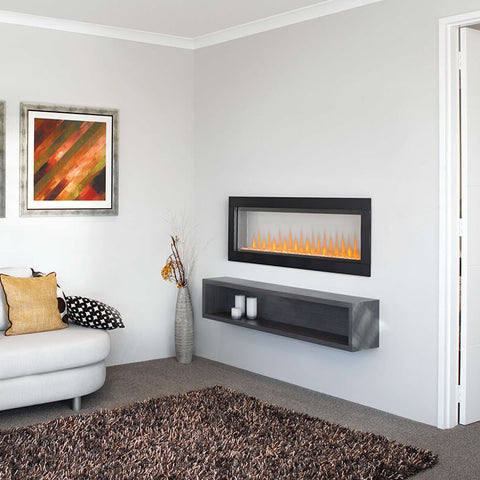 Image of Napoleon Clearion Elite 60 inch See Through Built in Electric Fireplace | SeeThru Insert | Heater | NEFBD60HE | Electric Fireplaces Depot