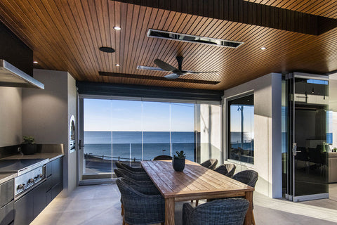 Image of Bromic Platinum Marine Smart-Heat 4500Watt Infrared Electric Patio Heater Black | Platinum 53 in Radiant Heater BH3622002