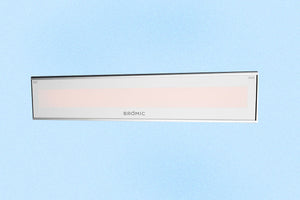 Bromic Platinum Marine Smart-Heat 3400 Watt 208V Infrared Patio Heater White | 50 in Electric Radiant Heater | BH0320026