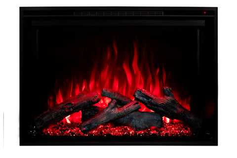 Image of Modern Flames Redstone 54 inch Built In Electric Fireplace Insert | Electric Firebox Heater | RS-5435 | Electric Fireplaces Depot