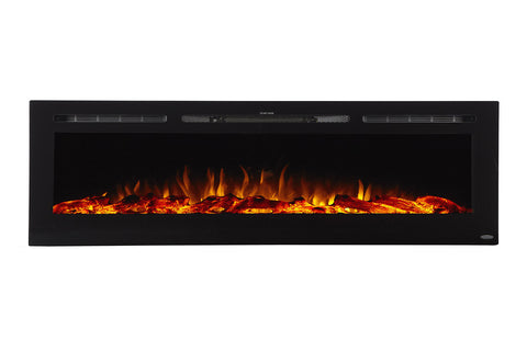 Image of Touchstone Sideline 72 inch Built-in Electric Fireplace - Heater - 80015 - Electric Fireplaces Depot
