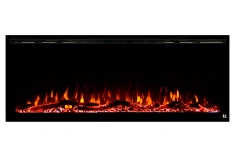 Image of Touchstone Sideline Elite 42 inch Built-In Recessed Flush Mount Electric Fireplace - 80042 - Electric Fireplaces Depot