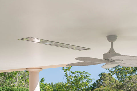 Image of Bromic Platinum Smart-Heat 4500 Watt Infrared Electric Patio Heater White | Platinum 53 in Electric Radiant Heater | BH3622001