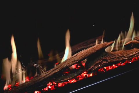 Image of Modern Flames Orion Multi-Sided 76-inch Heliovision Virtual Smart Built In Electric Fireplace - OR76-MULTI