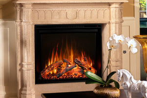 Modern Flames Redstone 36 inch Built In Electric Fireplace Insert | Electric Firebox Heater | RS-3626 | Electric Fireplaces Depot