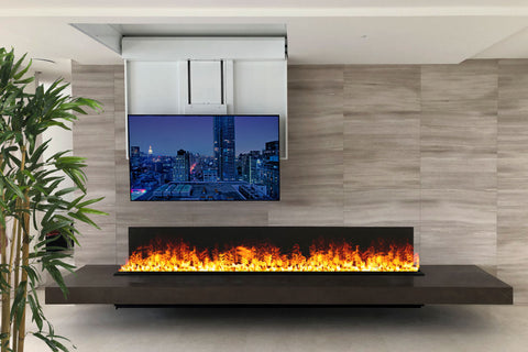 Image of Aquafire Water Vapor 20'' Built-In Electric Fireplace Insert | Water Mist Electric Fireplace | AWA-20-50 | Electric Fireplaces Depot