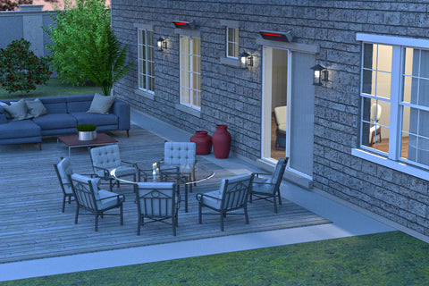 Image of Dimplex DIR 1800W Outdoor Indoor Electric Heater | DIR Infrared Electric Heater | DIR18A10GR