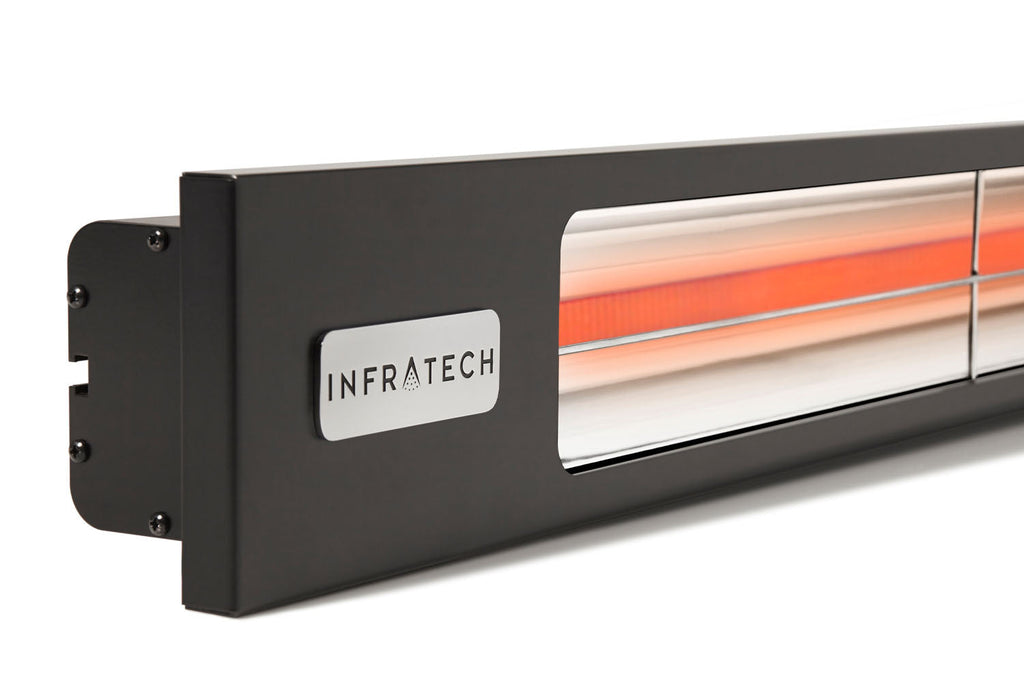  Infratech SL-Series Slimline 2400 Watt 277V Outdoor Electric Heater | Infratech 30 in Electric Radiant Heater | SL2427BL