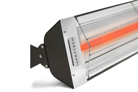 Image of Infratech W Series Single Element 4000 Watt 480V Outdoor Infrared Electric Heater | Infratech 61 1/4 in Radiant Heater | W4048BL