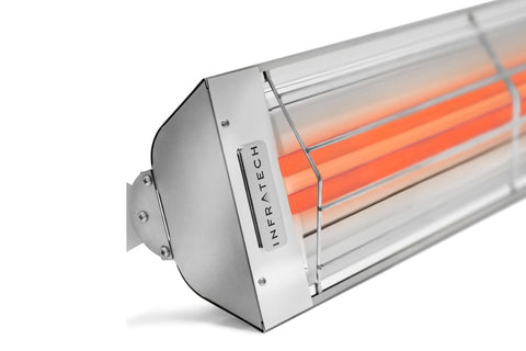 Image of  Infratech WD Double Element 4000 Watt 208V Outdoor Infrared Electric Heater | Infratech WD 39 in Radiant Heater | WD4028SS