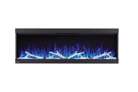 Image of Napoleon Trivista Pictura 50 in 3-Sided Wall Mount Electric Fireplace | Surface Mount Electric Fireplace | NEFL50H-3SV