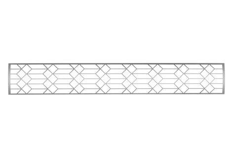 Image of Infratech Motif Craftsman Single Element Decorative Fascia Kit in Stainless Steel Finish | SS2S39 SS2S61