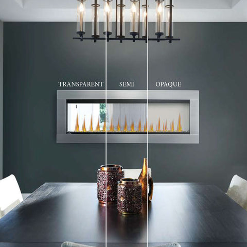 Image of Napoleon Clearion 50 inch See Through Built in Electric Fireplace - Heater - NEFBD50HE - NEFBD50H Electric Fireplaces Depot