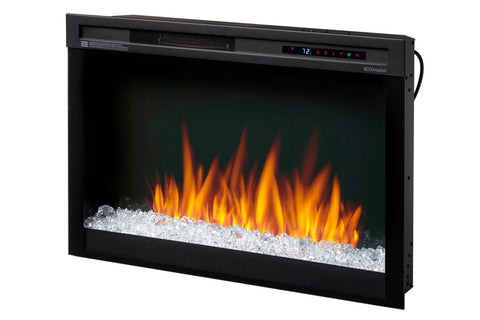 Image of Dimplex 33 Inch Multi-Fire XHD Electric Firebox Insert with Acrylic Glass - Dimplex XHD33G Plug-In Electric Fireplace