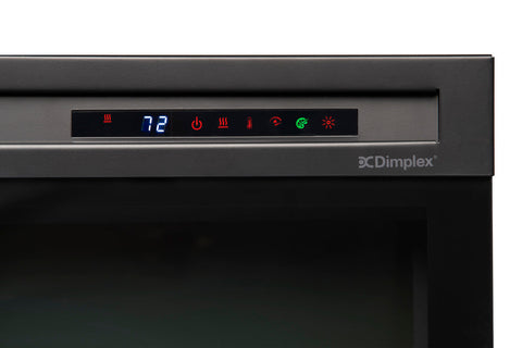 Image of Dimplex 33 Inch Multi-Fire XHD Electric Firebox Insert with Acrylic Glass - Dimplex XHD33G Plug-In Electric Fireplace